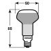 143 Лампа зерк. R50 40W E14 (25) Osram Concentra