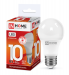 7701 Лампа светодиодная  LED-A60-VC 10Вт 230В Е27 6500К 950Лм IN HOME (10/100) 0228