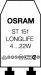 4035 Стартер Osram ST 151 4-22W BASIC